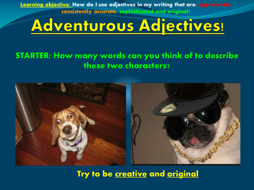Adventurous Adjectives!