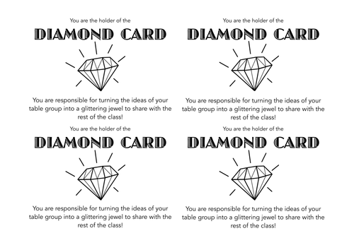 Leadership cards for group discussions