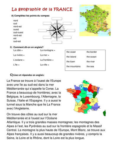 La Géographie De La France