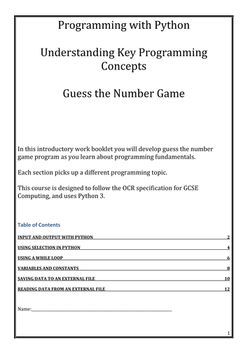 Guess The Number Game in 6 Steps in Python