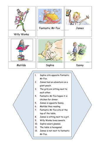 Roald Dahl Problem Solving Maths
