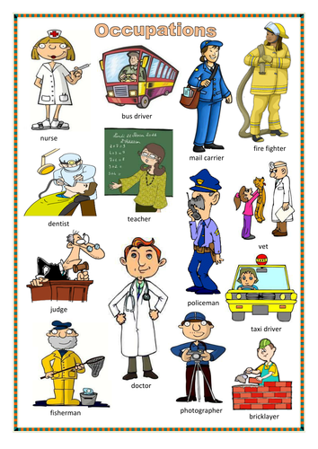 Jobs and occupations. by englishbee - Teaching Resources - Tes