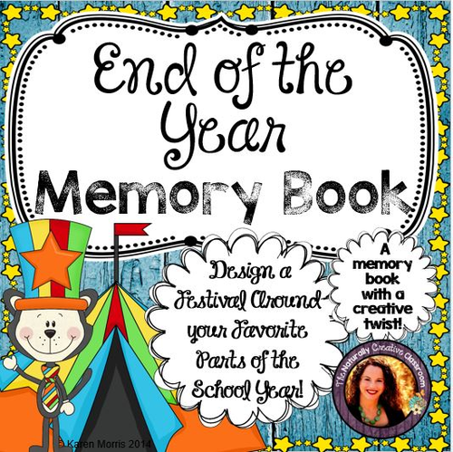 End of the Year Memory Book:  Grades 3-5