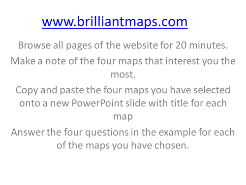 Brilliant Maps