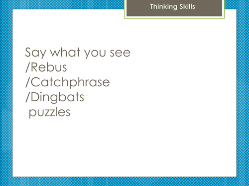  More than 250 Say What You See / Catchphrase / Dingbats / Rebus Puzzles