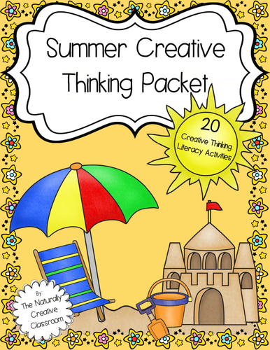 Summer Creative Thinking Packet