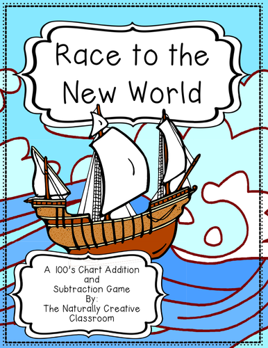 Race to the New World:  A Thanksgiving Game for the Hundreds Chart