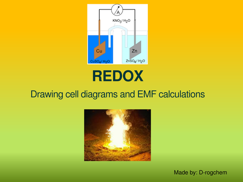 Chemistry: REDOX - galvanic cells and EMF calculations