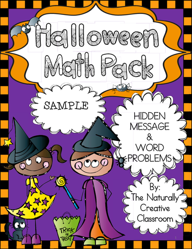 Halloween Math Sample