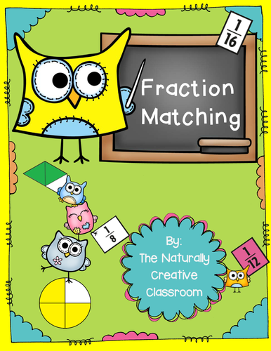 Fraction Matching Sheets