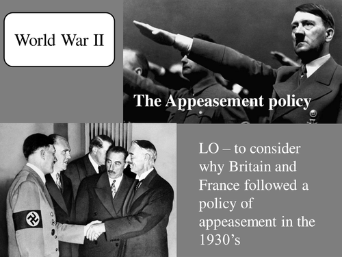 Appeasement Policy interactive Powerpoint