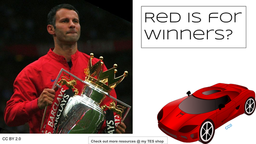 Red is for Winners English Discussion Activity