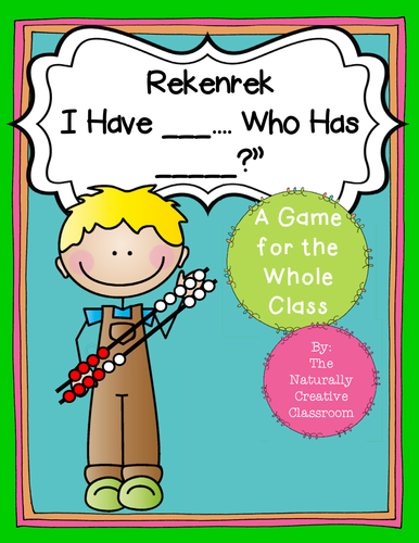 Rekenrek I Have Who Has?