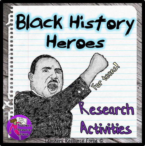 Black History Month: Research Activities for Teens
