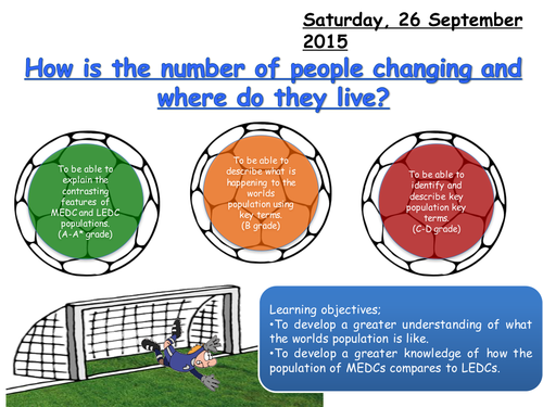 Lesson 1 and 2- World population AQA A 