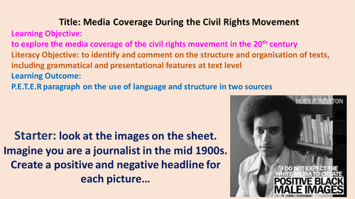 English Lesson for Black History Month: Media Coverage During the Civil Rights Movement
