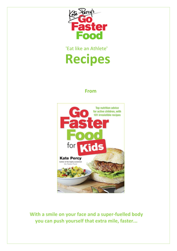 'Eat Like An Athlete' Recipe Booklet