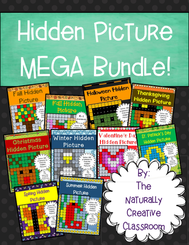Hundred Chart Hidden Picture MEGA Bundle!