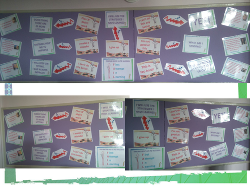 Growth Mindset and Learn From Failing Display Pack