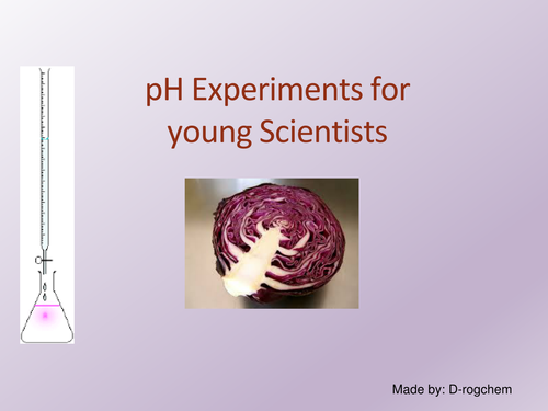 Chemistry: practicals - acid-base experiments for 11-13 year olds