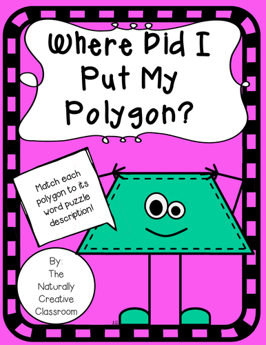 Where Did I Put My Polygon?  A Shape Match Activity