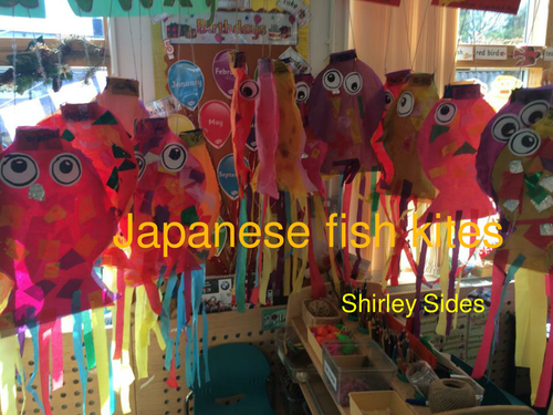 Japanese fish kites