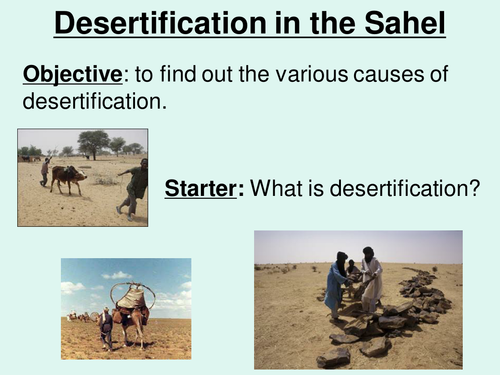 Desertification in the Sahel