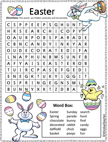 Easter Word Search *EASY | Teaching Resources