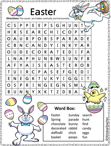 Easter Word Search *EASY