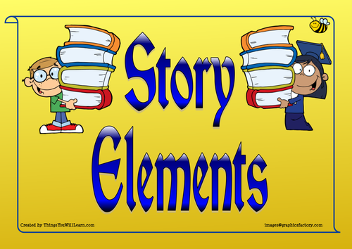 Story Elements Posters (Yellow)