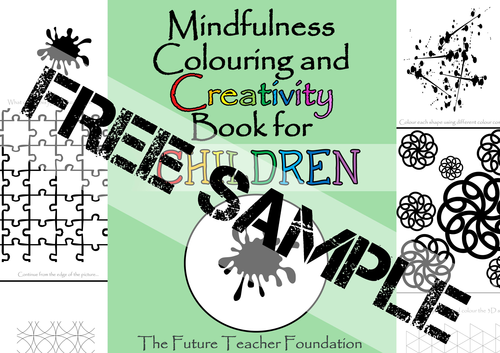 Mindfulness Colouring And Creativity Book For Children Free Sample Golden Time After School Club Teaching Resources