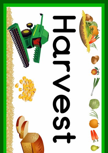 Harvest Festival Classroom Banner