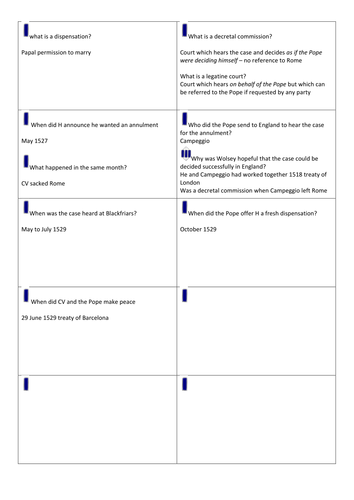 Henry VIII and the English Reformation 1527-1529 (Announcement of annulment to recall to Rome)