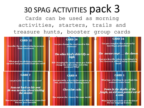 30 SPAG activities KS2 PACK