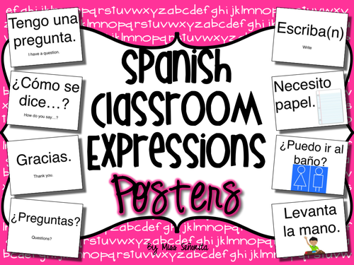Spanish Classroom Expressions Posters