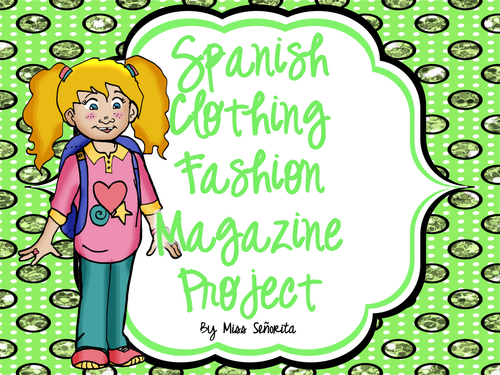 Spanish Clothing Fashion Magazine Project