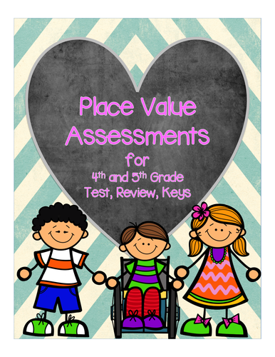 Place Value Assessments Grades 3-5