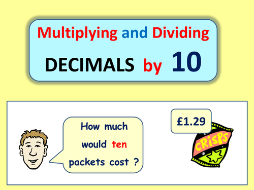 Multiplying and Dividing Decimals by 10