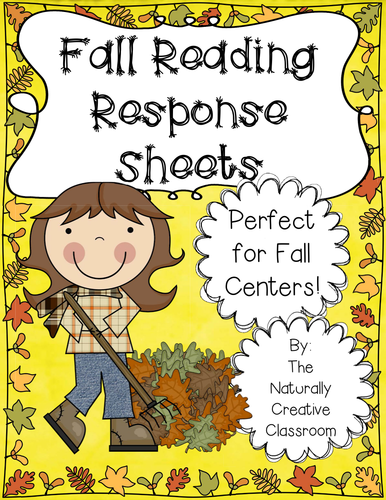 Fall Reading Response Sheets