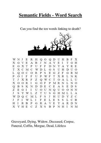 Gothic Wordsearch