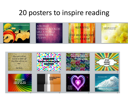 20 posters to inspire reading