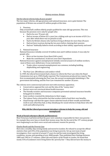 Ocr modern world history coursework