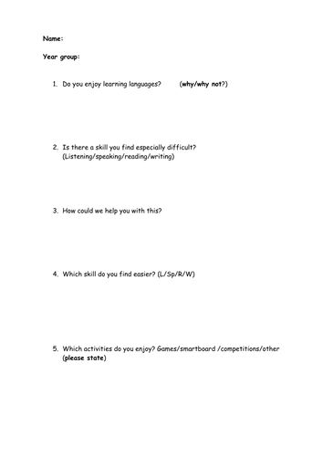 Pupil voice - getting to know your pupils