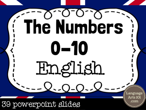 Present the Numbers 0-10 / 1-10 in English