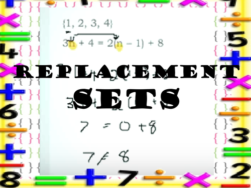 Replacement Sets