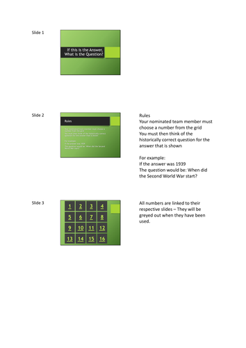 If this is the answer, What is the question? 