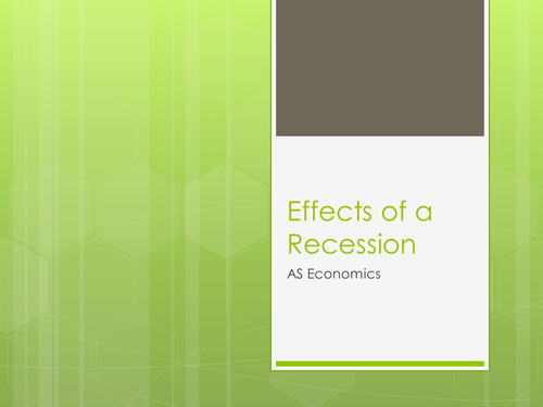 Symptoms of a Recession