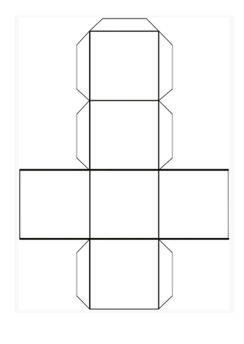 Plate tectonics cube display (4 types of plate margin)