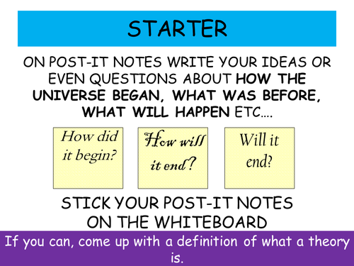 GCSE Physics P1 - The Big Bang Theory and the Expanding Universe