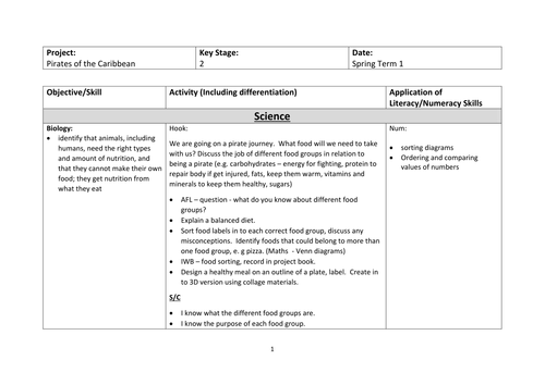 Project planning Pirates